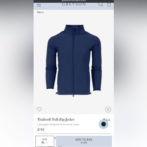 Men's Classic Navy Lightweight Jacket
